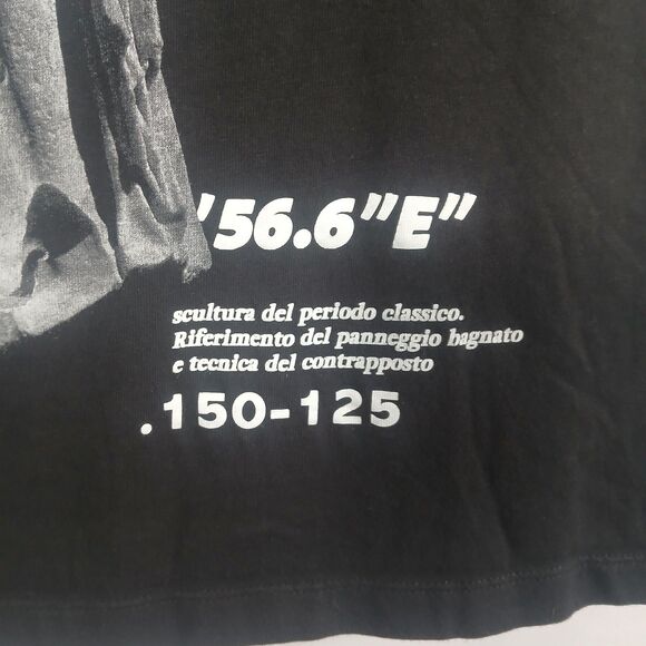ZARA Venus de Milo Greek Art “Arte Classica” Black Graphic T-Shirt S Artsy EUC - Picture 8 of 10